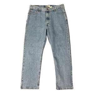 Levis Work Jeans Mens 36 Blue Regular Classic Fit Durable Heavyweight Denim 2008